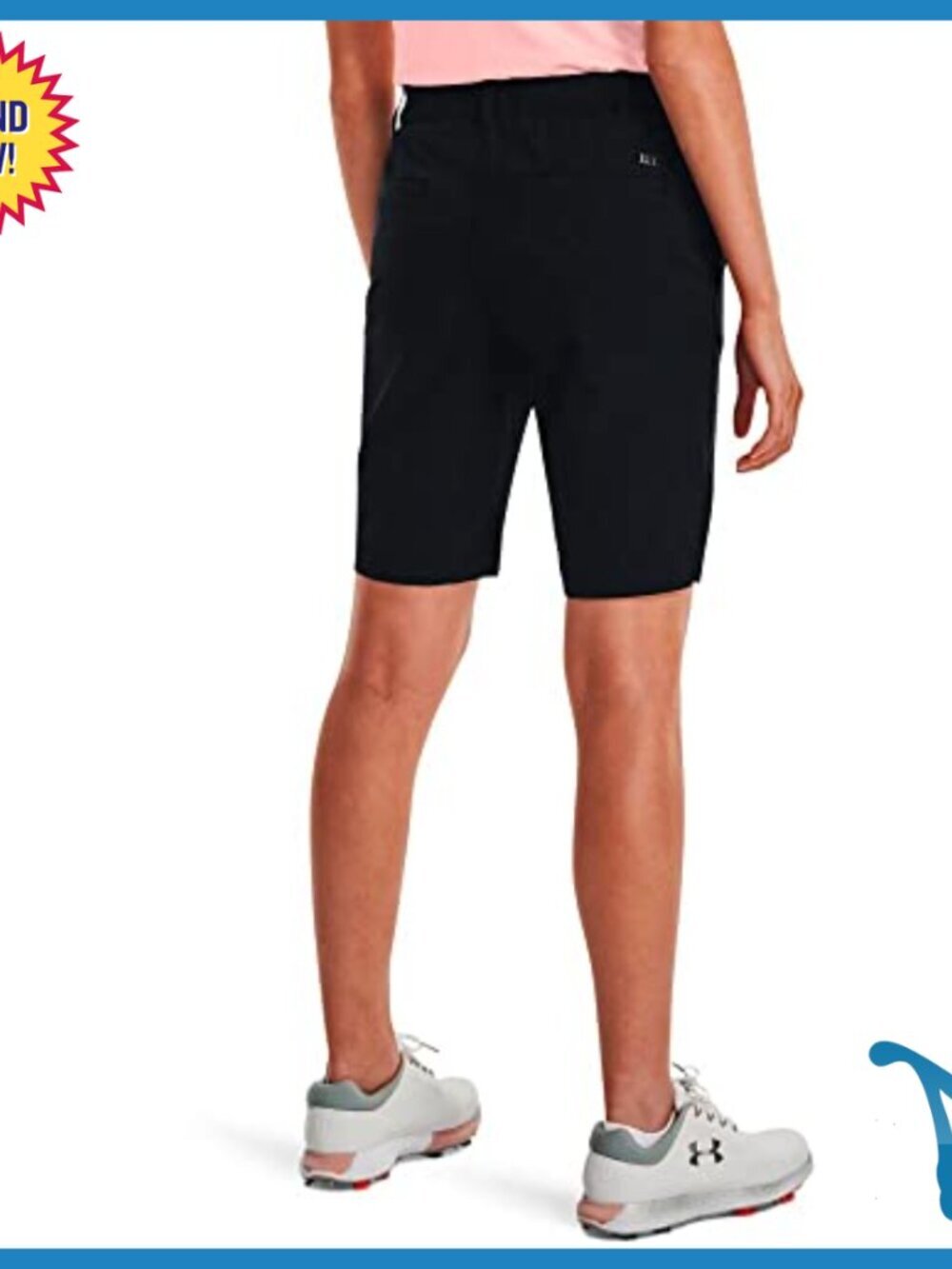 Water-Repellent Stretch Shorts with 4-Way Flex & Adjustable Waist - Picture 2 of 7